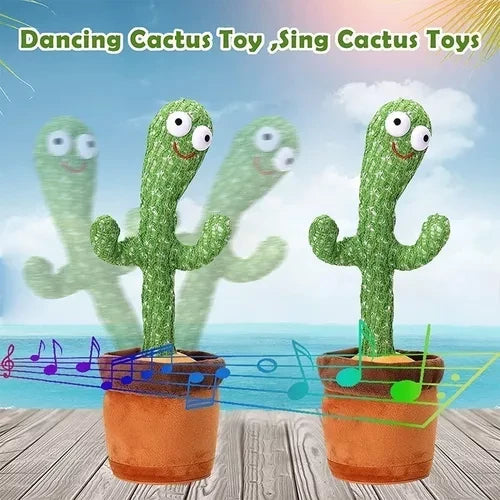CACTUS BAILARÍN INTERACTIVO 3 EN 1 – ¡CANTA, BAILA Y REPITE LO QUE DICES!
