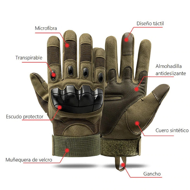 GUANTES PARA MOTO TACTILES PROTECCIÓN