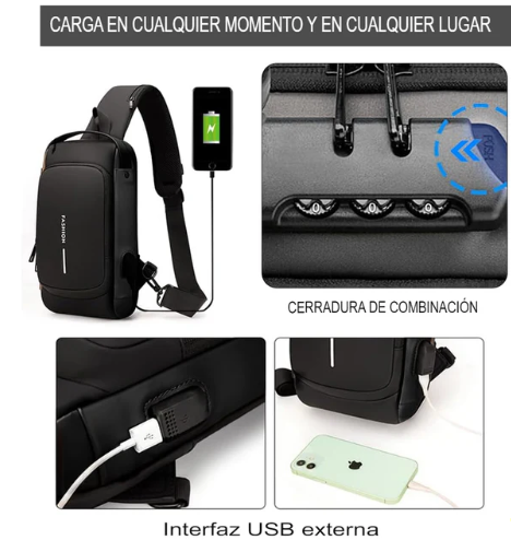 Bolso Manos Libres Deportivo Antirrobo