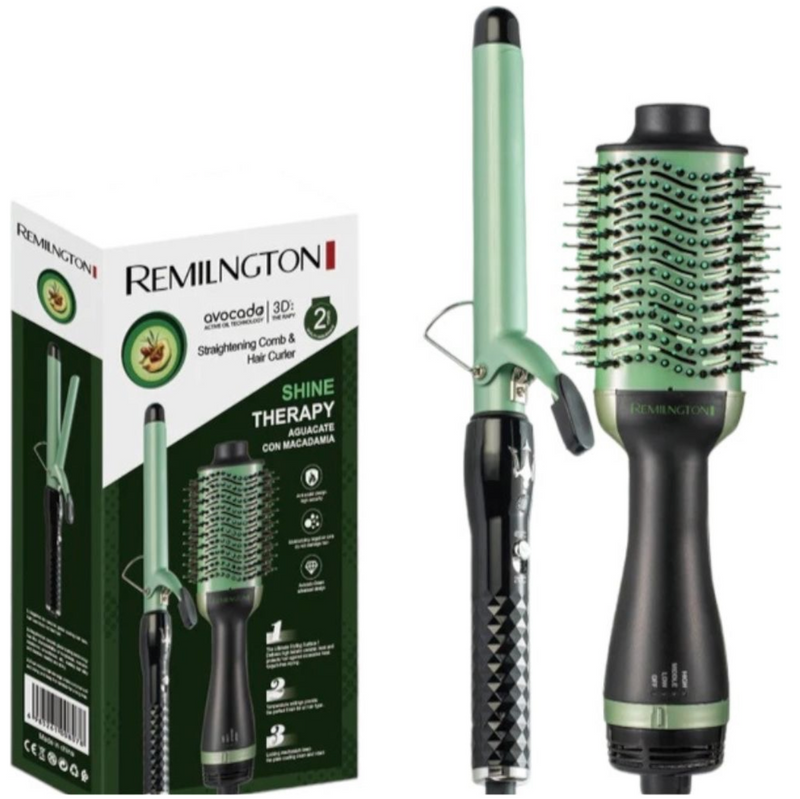 COMBO CEPILLO SECADOR AGUACATE + PINZA