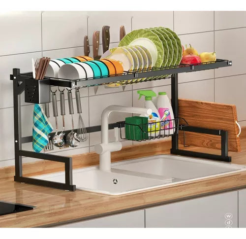 ESCURRIDOR SECA PLATO ACERO INOX. 66 CM