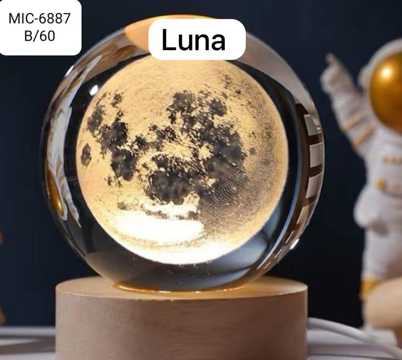Esfera de Cristal Luz LED