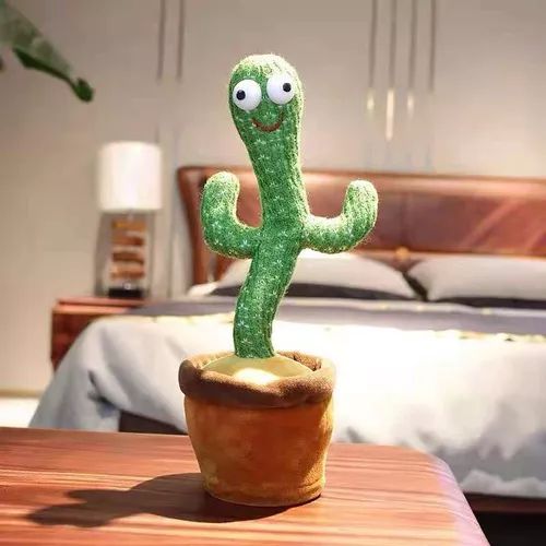 CACTUS BAILARÍN INTERACTIVO 3 EN 1 – ¡CANTA, BAILA Y REPITE LO QUE DICES!