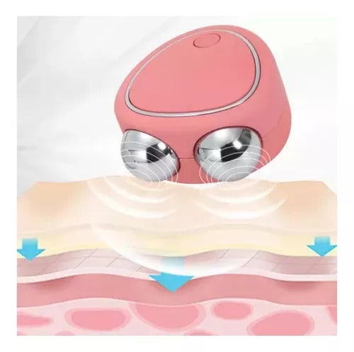 MASAJEADOR FACIAL DE MICROCORRIENTE - REDUCTOR DE PAPADA