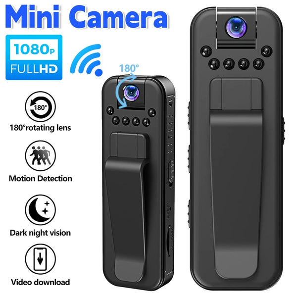 CÁMARA CORPORAL ESPIA DE CLIP ESPIA WIFI PORTÁTIL