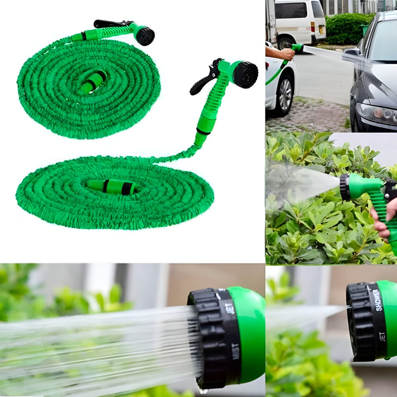 MANGUERA VERDE EXPANDIBLE 30 MT- ULTRA RESISTENTE