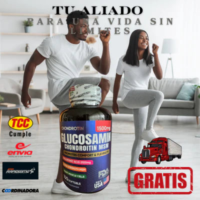 GLUCOSAMINA/CONDROITINA + ACIDO HYALURONICO 1500MG SOFTGEL X 2 UNID