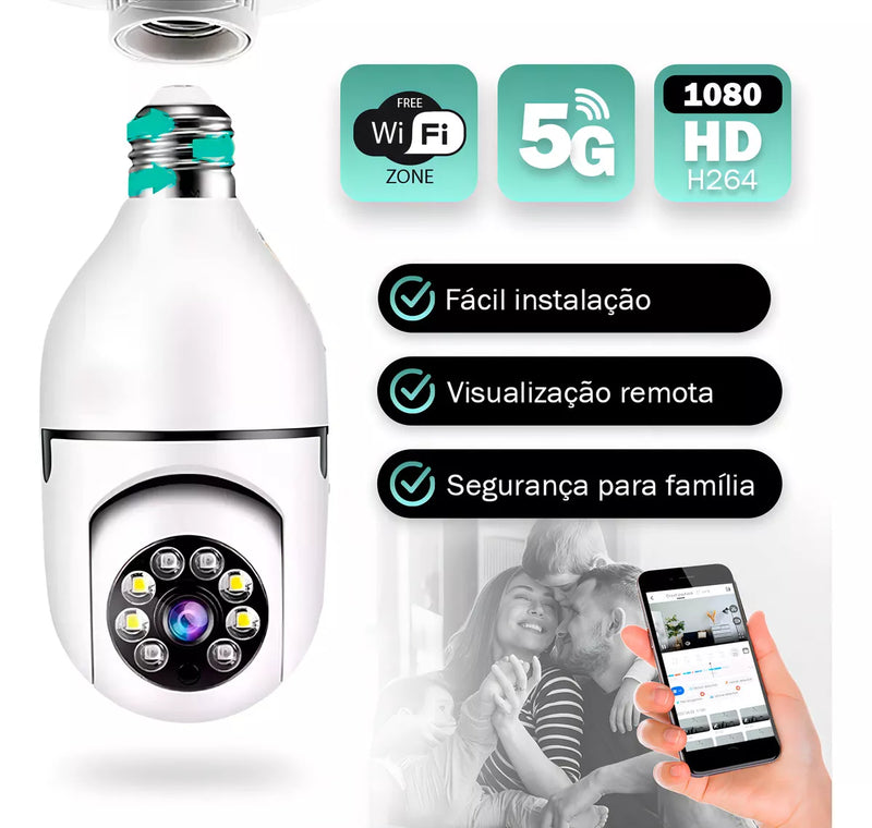 "Cámara Bombillo de Seguridad IPC: Vigilancia Inteligente para tu Hogar en Colombia"