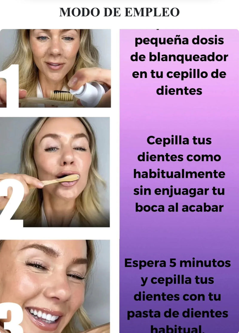 HISMILE BLANQUEADOR DENTAL V34 ORIGINAL - GRATIS CEPILLO