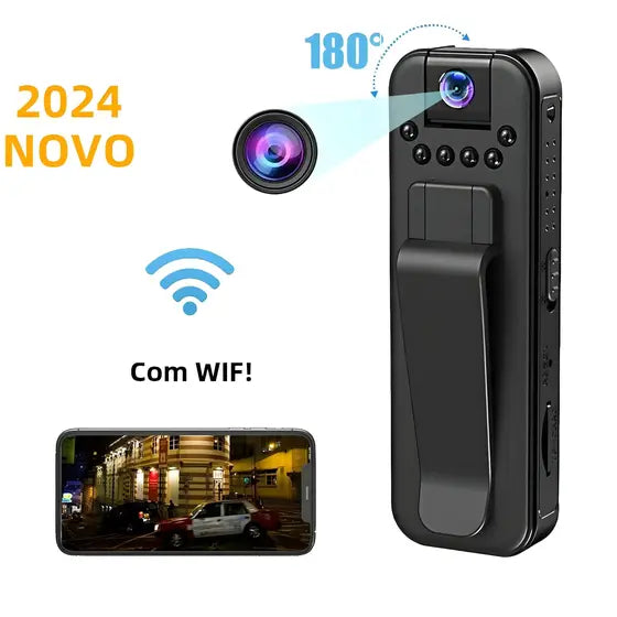 CÁMARA CORPORAL ESPIA DE CLIP ESPIA WIFI PORTÁTIL
