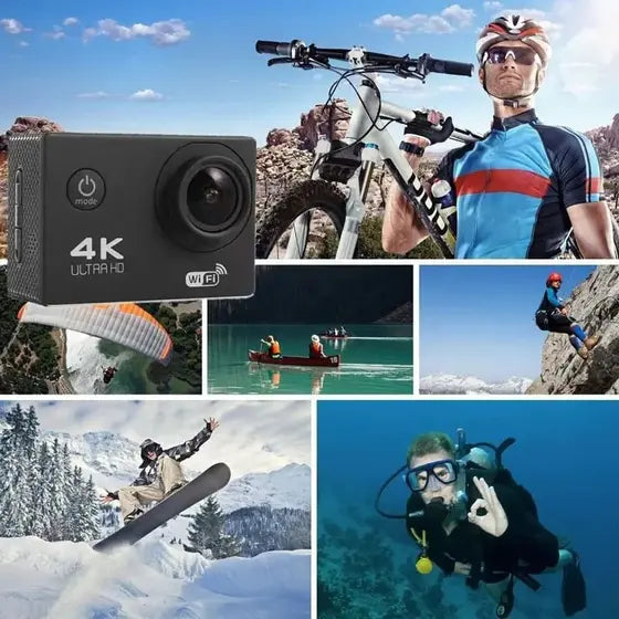 Camara Gopro 4k Deportiva Wifi Sumergibl